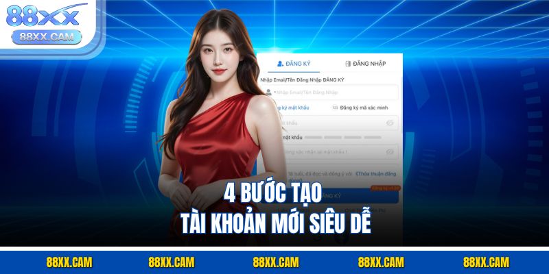 4 bước tạo tài khoản mới siêu dễ 4 bước tạo tài khoản mới siêu dễ